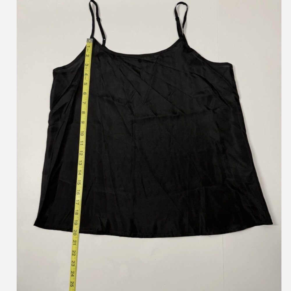 Eileen Fisher Elemental Printed Crinkle Silk Tank Top Size XS (Retail $228) - Picture 11 of 12